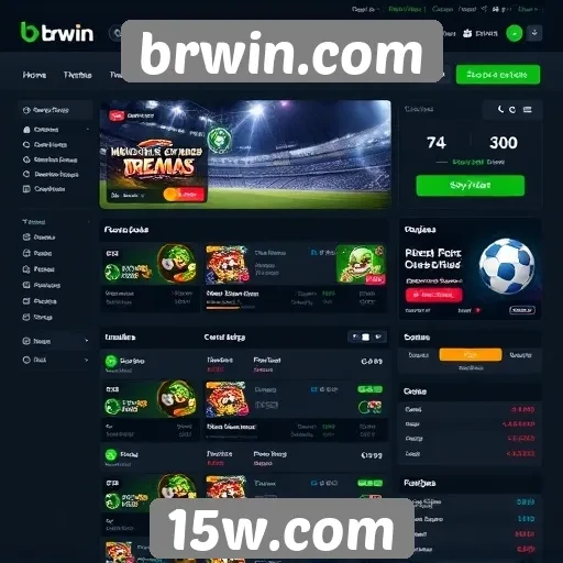 Análise da interface do usuário em brwin.com